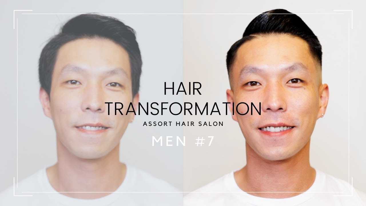 Hairtransformation バーバースタイル 動画第三弾 サイドパート Assort International Hair Salon Tokyo