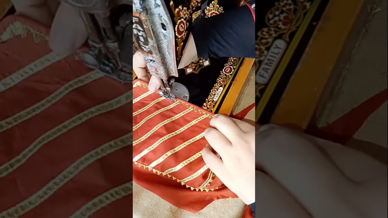 Gota Patti Neck Design 