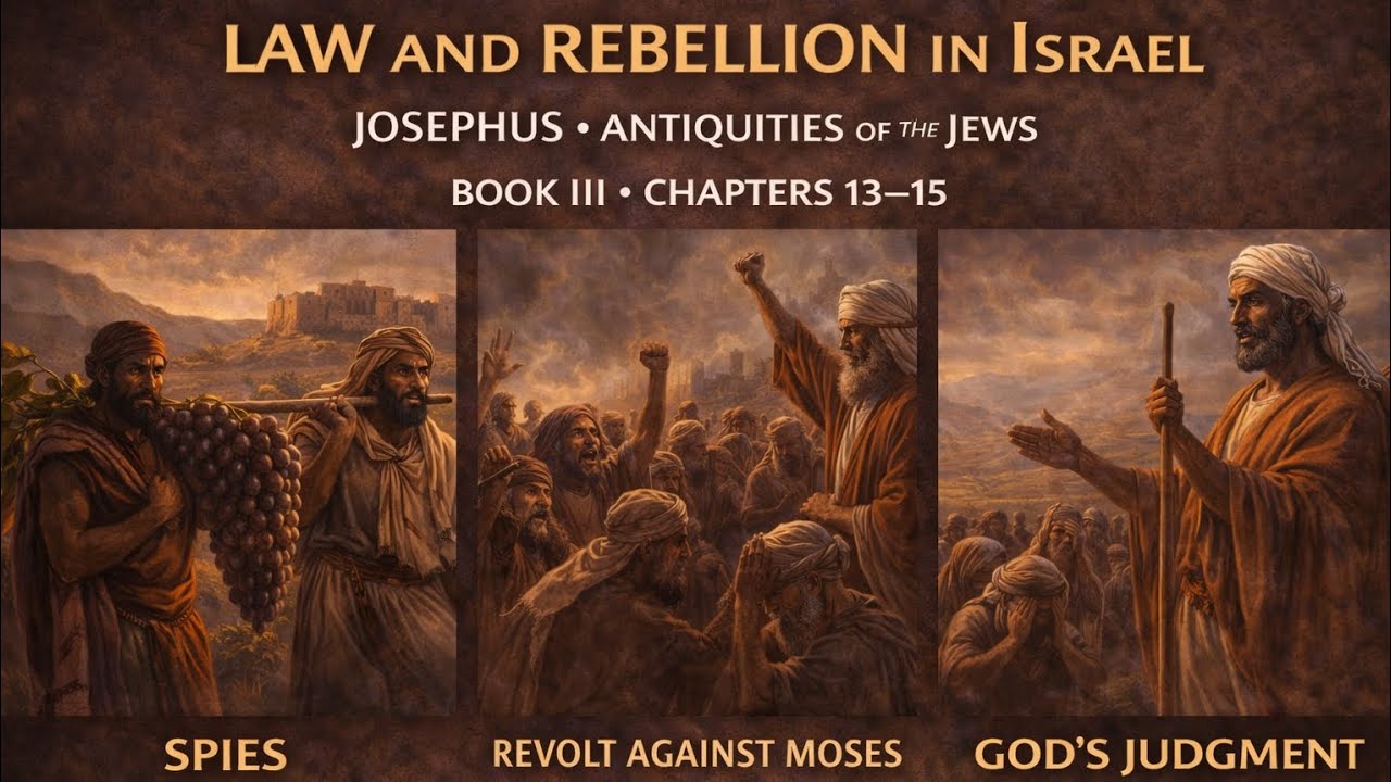 Moses, the Spies, and the 40 Years in the Wilderness | Josephus Antiquities Book III (Ch. 13–15)