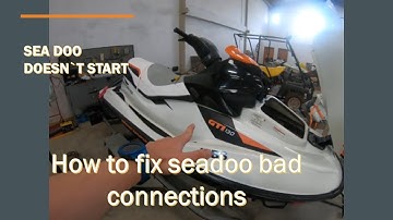 How to fix Sea doo Gti that won