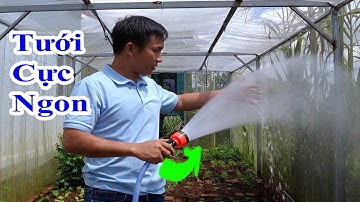 vòi tưới rau này sẽ khiến bạn cực kỳ thích, vòi tưới cây có van khóa cực kỳ tiện dụng mà bạn sẽ cần
