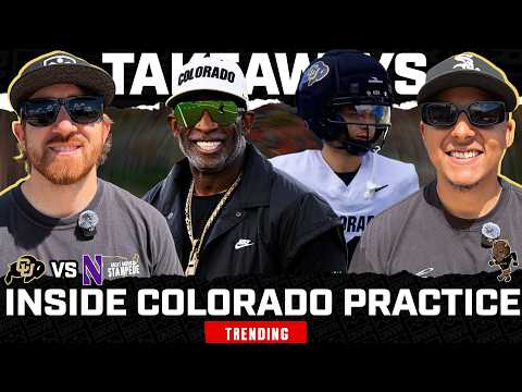 Injury Update on Danny Scudero, Weather's IMPACT vs Northwestern, & More | Inside Colorado Practice