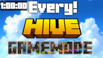 Playing Every Hive Gamemode In "ONE "Hour