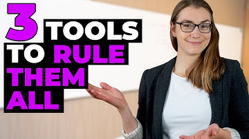 The Only 3 PRODUCTIVITY TOOLS You