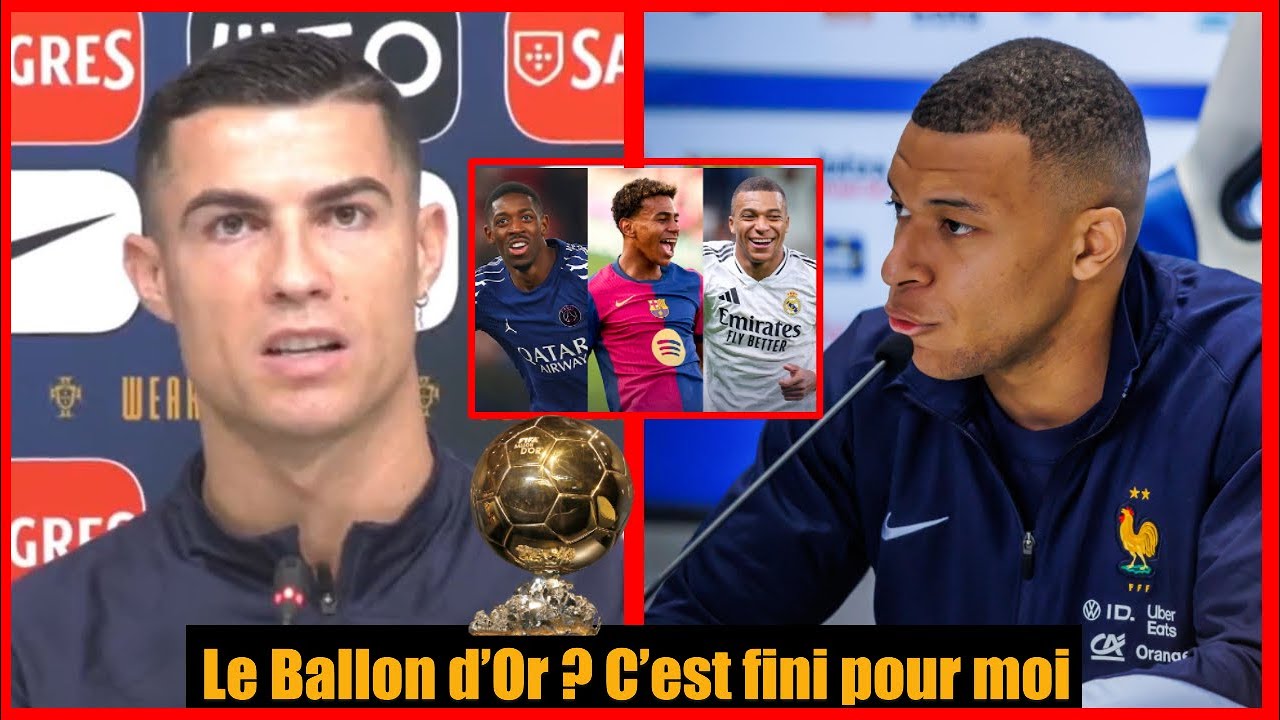 Cristiano Ronaldo balance tout sur le Ballon d'Or - Kylian Mbappé brise le silence sur le PSG...