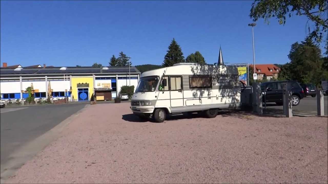 OurTour show you round a Motorhome Stellplatz in Michelstadt, Germany