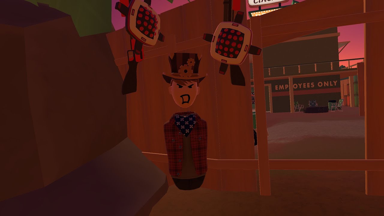 Winning a round of recroom paintball with melee only recroompaintball vr YouTube