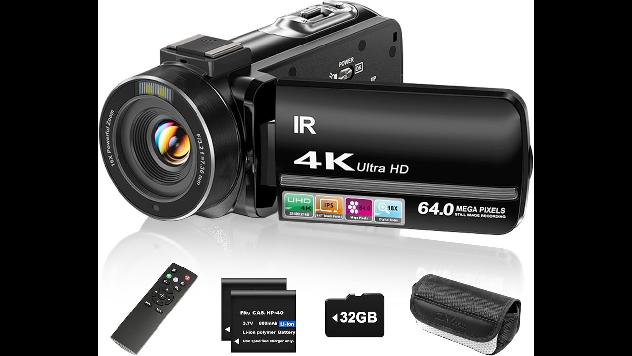 ZYDIIE 64MP Camcorder Full Review : This 4K Vlogging Camera