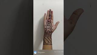 very Simple design... Baccah der jonno ❤️❤️ #shortvideo #mehndi #hennatattoodesign #youtubevloggers