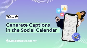 Generate captions with AI in the content calendar