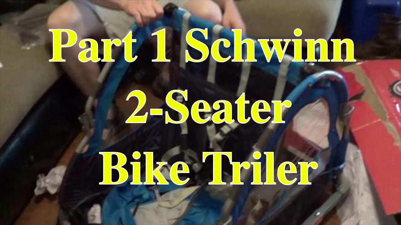 2 seater bike trailer