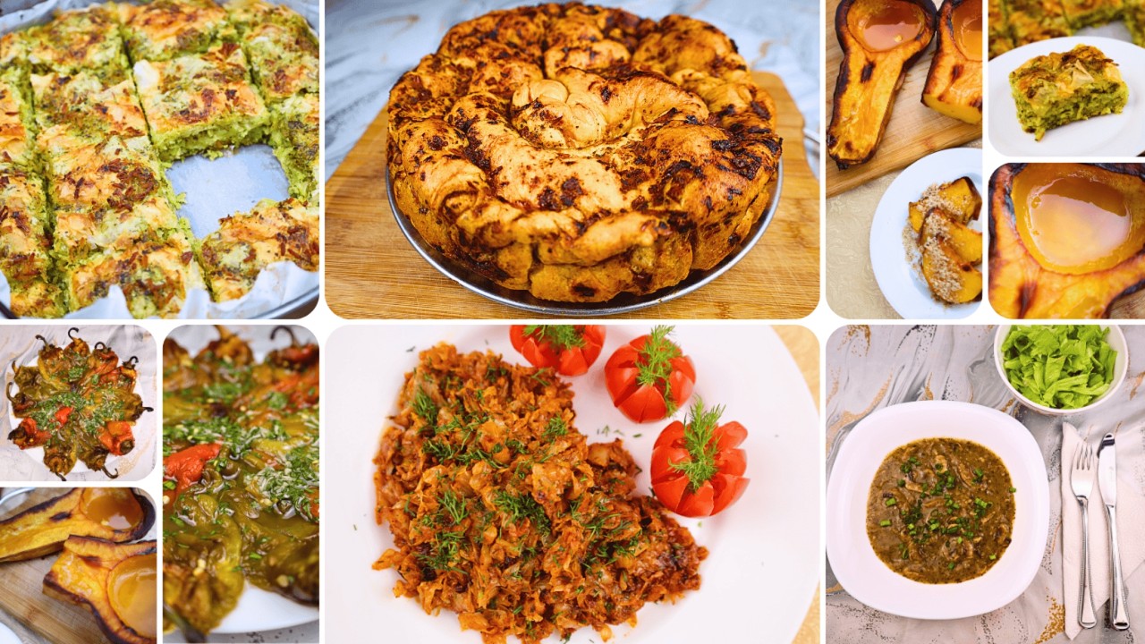 САМО ПОСТНИ РЕЦЕПТИ - 🧅 Лучник, 🥬Постна баница, 🍠Печена тиква, 🍄Гъбена яхния,...