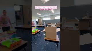 Classroom set up day 1 & 2!!