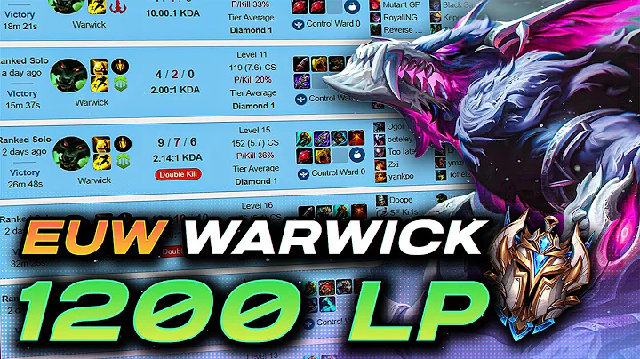 Best Warwick EUW RETIRES?? | Final Games Review