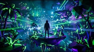 Glicth (Visualizer) // Low Poly Intelligent DnB | Jungle | Liquid | Break Mix for Chillout &amp; Study