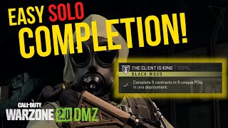 EASY Solo The Client is King Mission Completion for Black Mous | Call of Duty Warzone 2.0 DMZ Profile