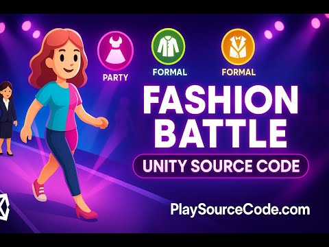 Fashion Battle – Unity Source Code | Catwalk Runner + Makeover  Buy & Reskin at Playsourcecode.com