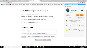 Transfer Ethereum tokens without paying gas - An ERC-865 Demo