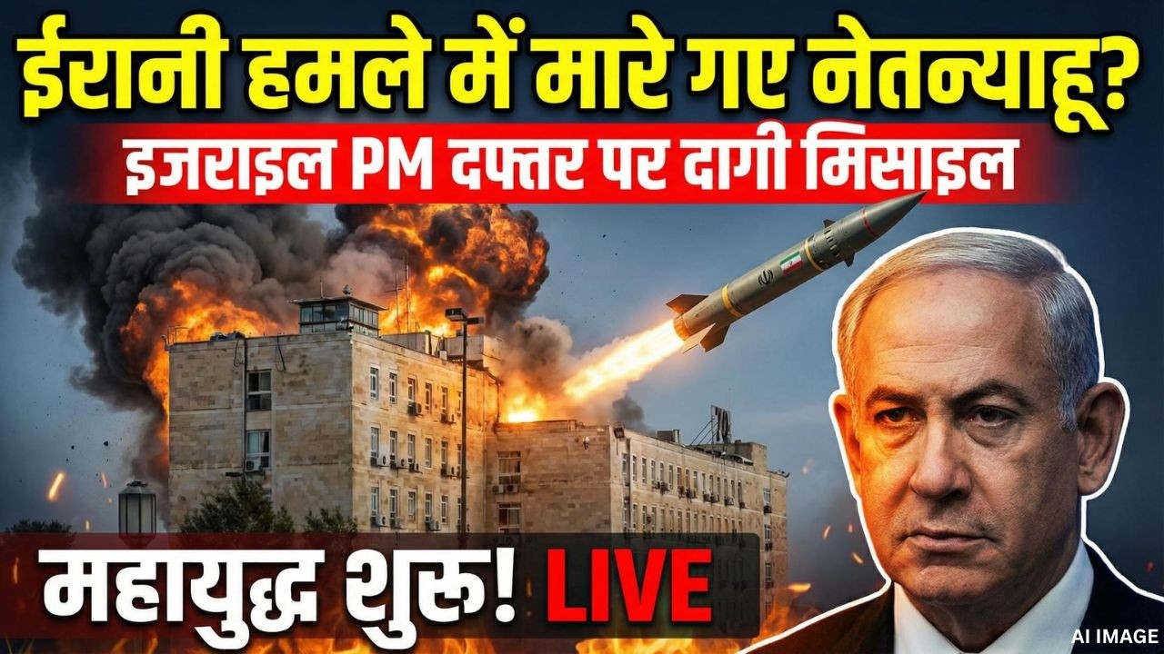 NETANYAHU KILLED LIVE: Iran Ballistic Missiles Hit Netanyahu’s Office – Is Israeli PM DEAD?