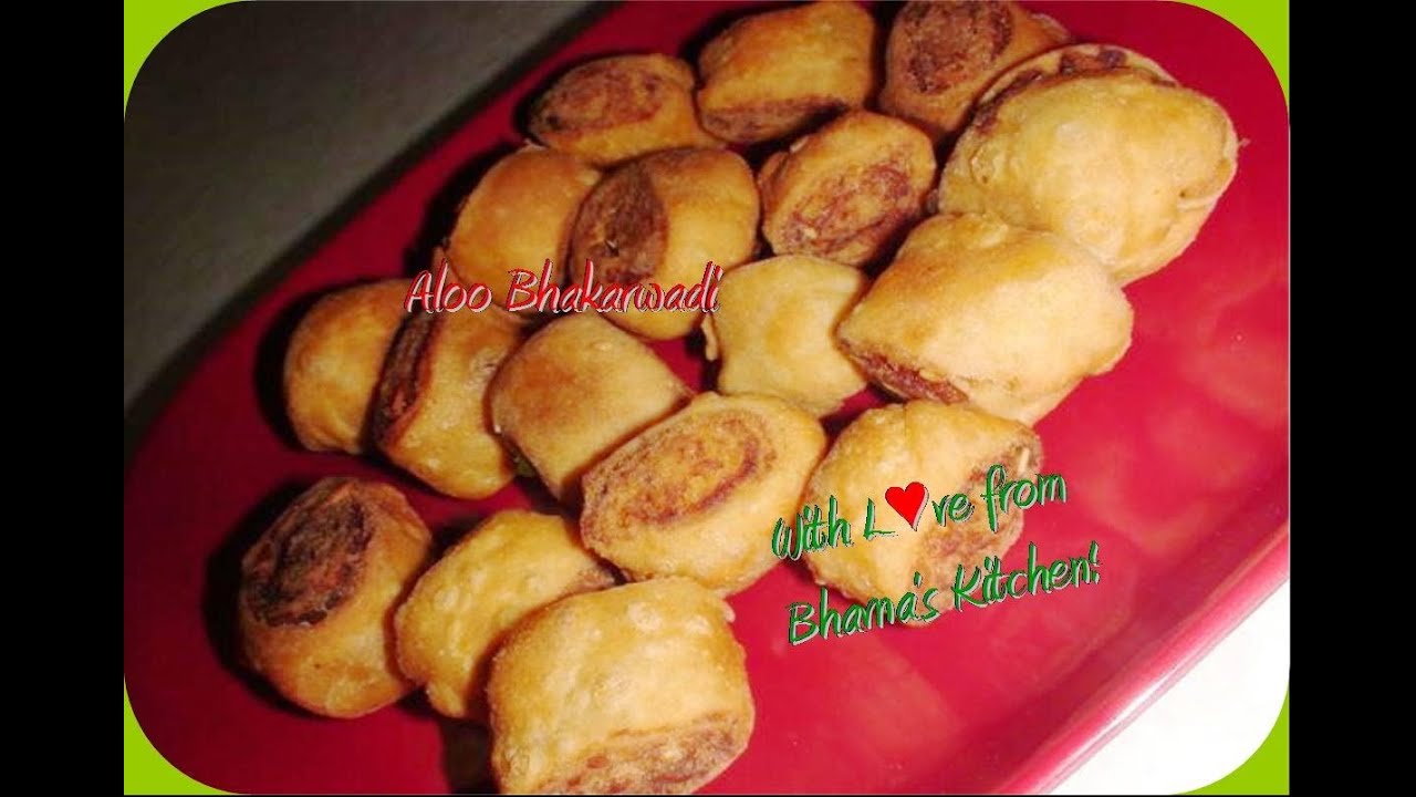 Aloo Bhakarwadi Recipe Video by Bhavna (Potato Rolls or Pinwheels) | Bhavna