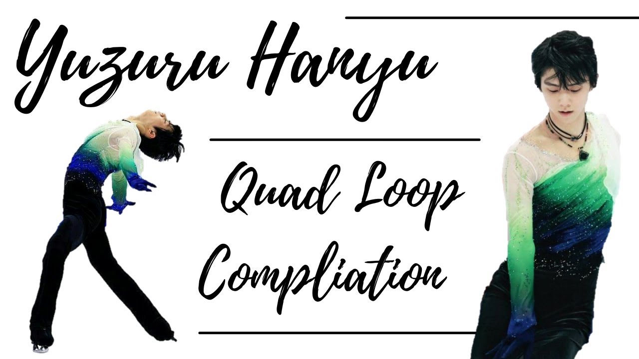 10 Satisfying Quads in Under 1 Minute | Yuzuru Hanyu | Quad Loop ...