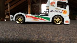 RC Race Truck on track