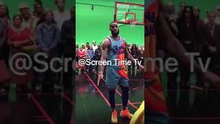 Lebron James Gets Emotional While On Set For Space Jam