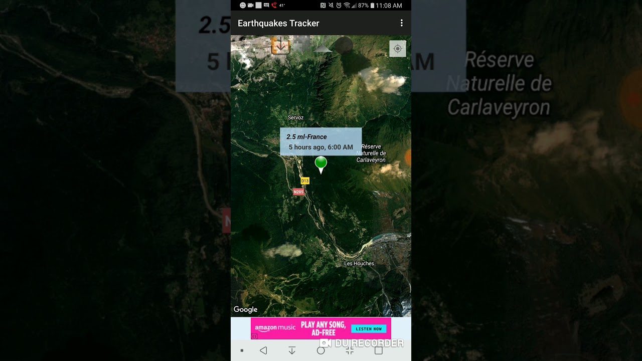 Servoz, France Earthquake November 2nd, 2019