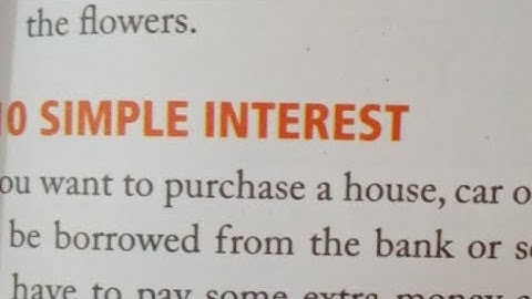 Class 7 Maths Ex 9.4 Simple Interest