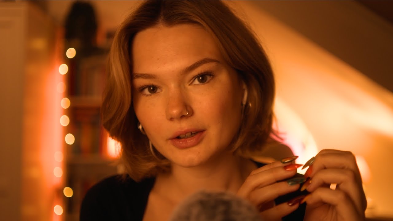 ASMR soft whispers and gentle tapping for sleep ❤️