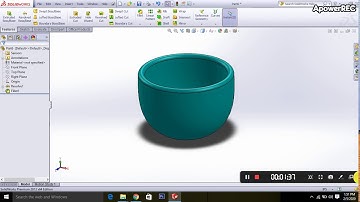 How to make a bowl - Redesign Engineering (Solidworks Tutorial)