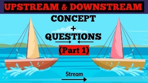 CONCEPT OF UPSTREAM & DOWNSTREAM WITH QUESTIONS QUESTIONS REALTED TO LINEAR EQUATIONS IN 2 VARIABLES