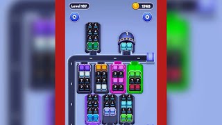 CAR SORT – LEVEL 187 – SOLUTION WALKTHROUGH