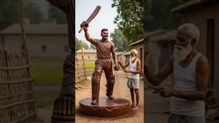 Virat Kohli Chocolate Statue 😱🍫 | Cricket Art in 8K#ai #entertainment