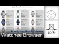 Watchee Browser: A watch collection viewer