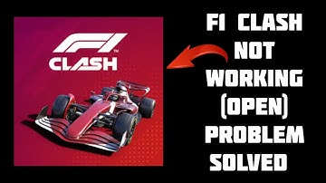 How To Solve F1 Clash App Not Working/Not Open Problem|| Rsha26 Solutions