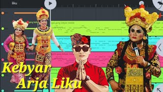 Tabuh Kebyar Drama Tari Arja Liku Cover Fl studio Mobile | Tanpa Kendang | 2020