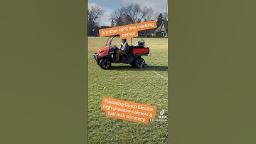 Schedule your on-site demo for GPS line marking by Traqnology.  Your professional turf GPS partner!