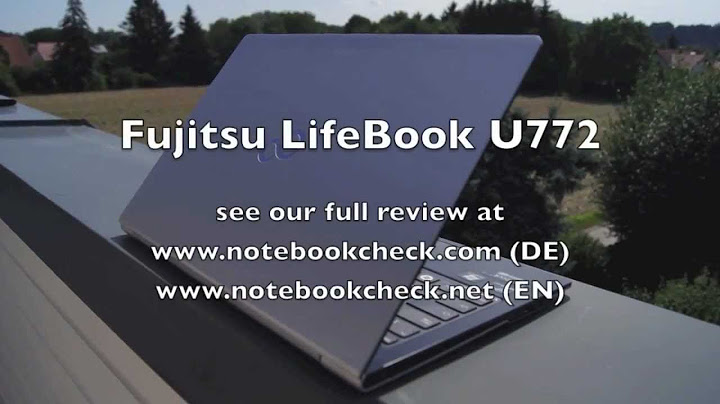 Fujitsu LifeBook U722 Ultrabook Overview and viewing angles