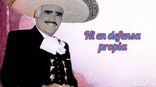 Ni en defensa propia (letra) Rich* - Vicente Fernández