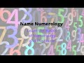 Numerology 101 - Decode Your Name with Basic Numerology