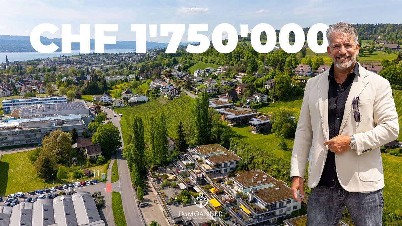 Traumhafte Tour durch eine CHF 1'750'000 Terrassenwohnung an der Goldcoast in Stäfa, Schweiz