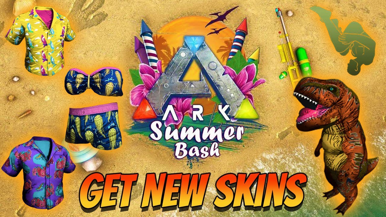 Get All New Skins In Ark Summer Bash Youtube