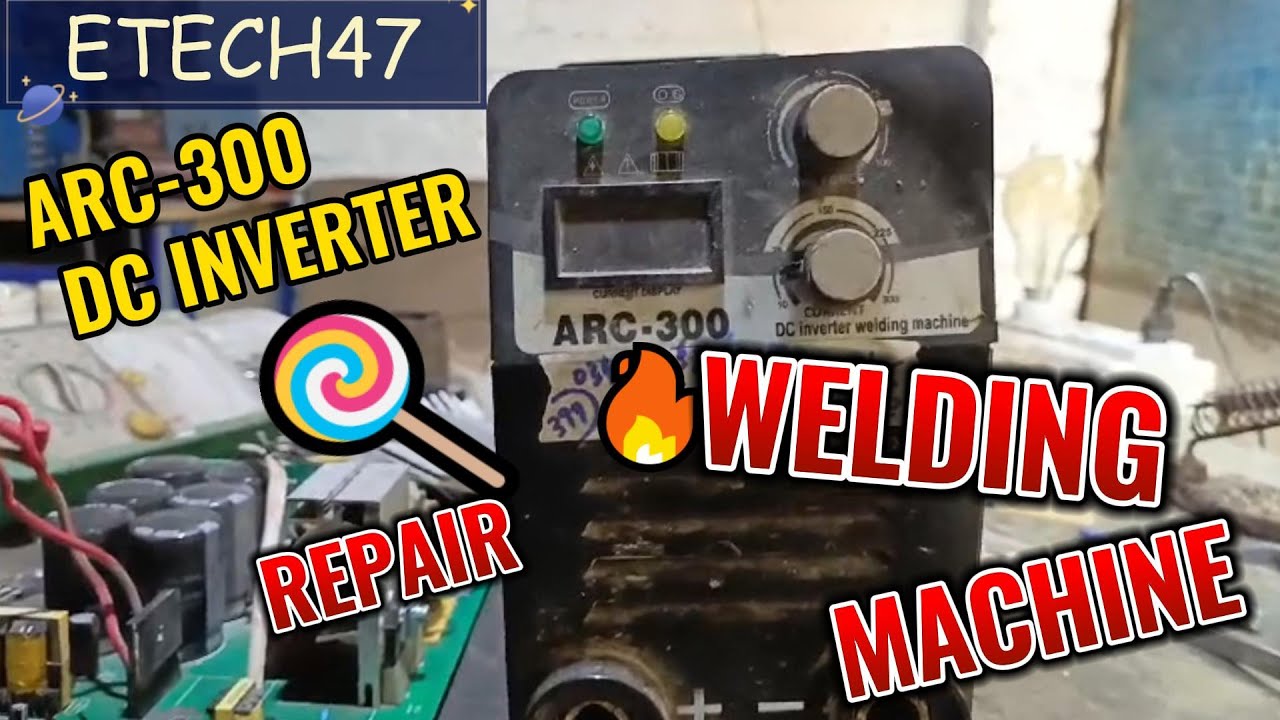 Repairs Single Card China Welding Machine IGBT Diode & Resistors Faulty