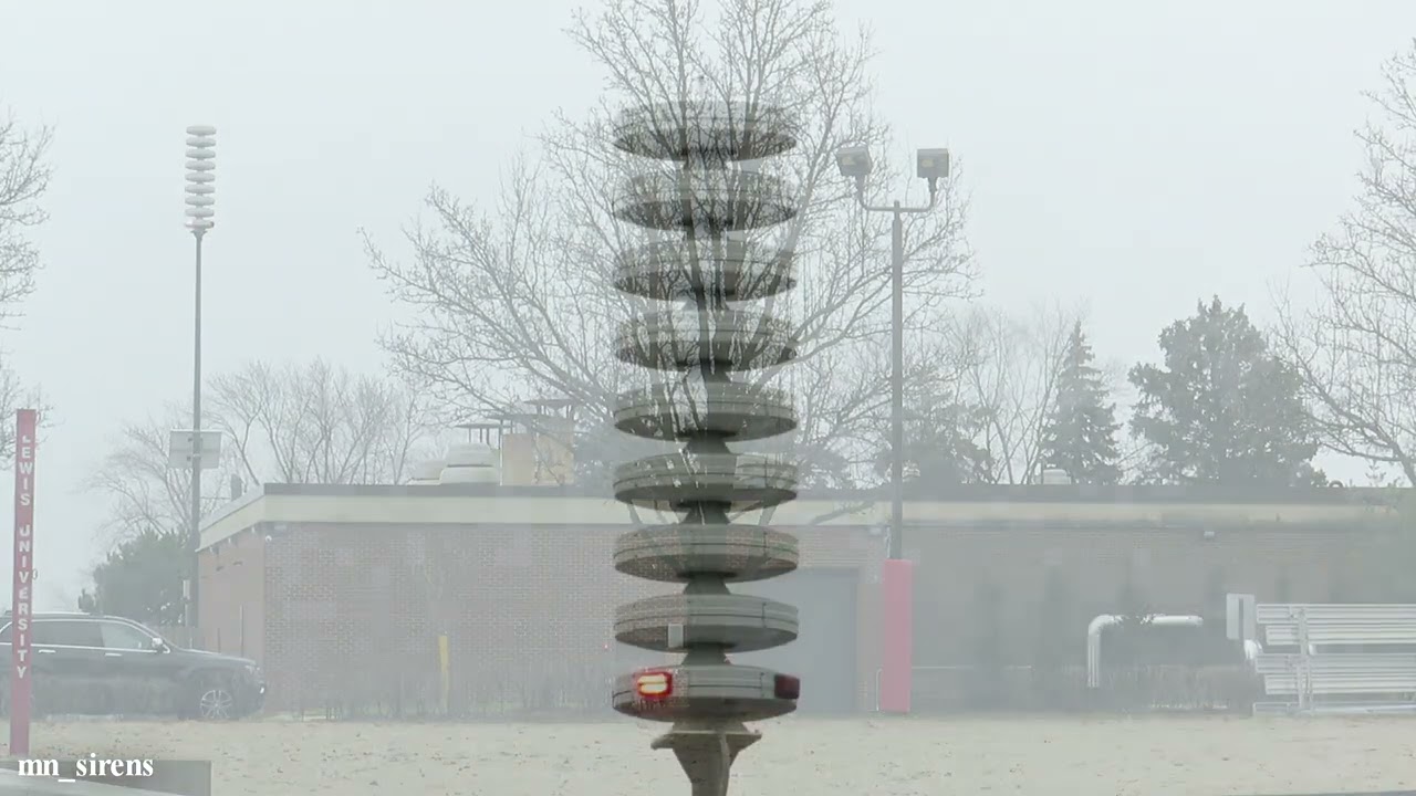 Dual Tone Federal Signal Modulator 8032B (w/ QuadraFlare) - Wail & Voice - Romeoville, Illinois