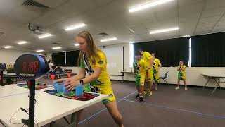 The Australian Lightning Overall Timed 3-6-3 Relay Record