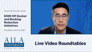Overview of EOIR Off Docket Initiative