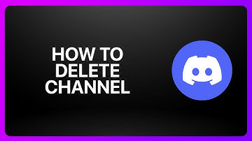 How To Delete Channel In Discord 2025! Tutorial