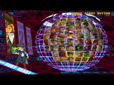 Marvel Vs. Capcom 2: New Age of Heroes - Select Screen (All Characters)