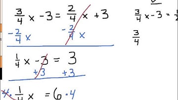 Solving Equations with Variables on Each Side